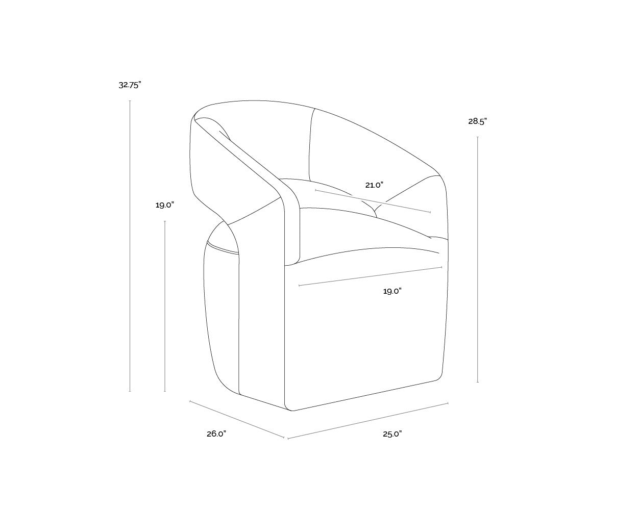 SUNPAN LLORET WHEELED DINING ARMCHAIR - Dinning Chairs