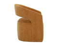 Sunpan LLORET WHEELED DINING ARMCHAIR - DANNY AMBER - Dining Chairs