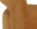 Sunpan LLORET WHEELED DINING ARMCHAIR - DANNY AMBER - Dining Chairs
