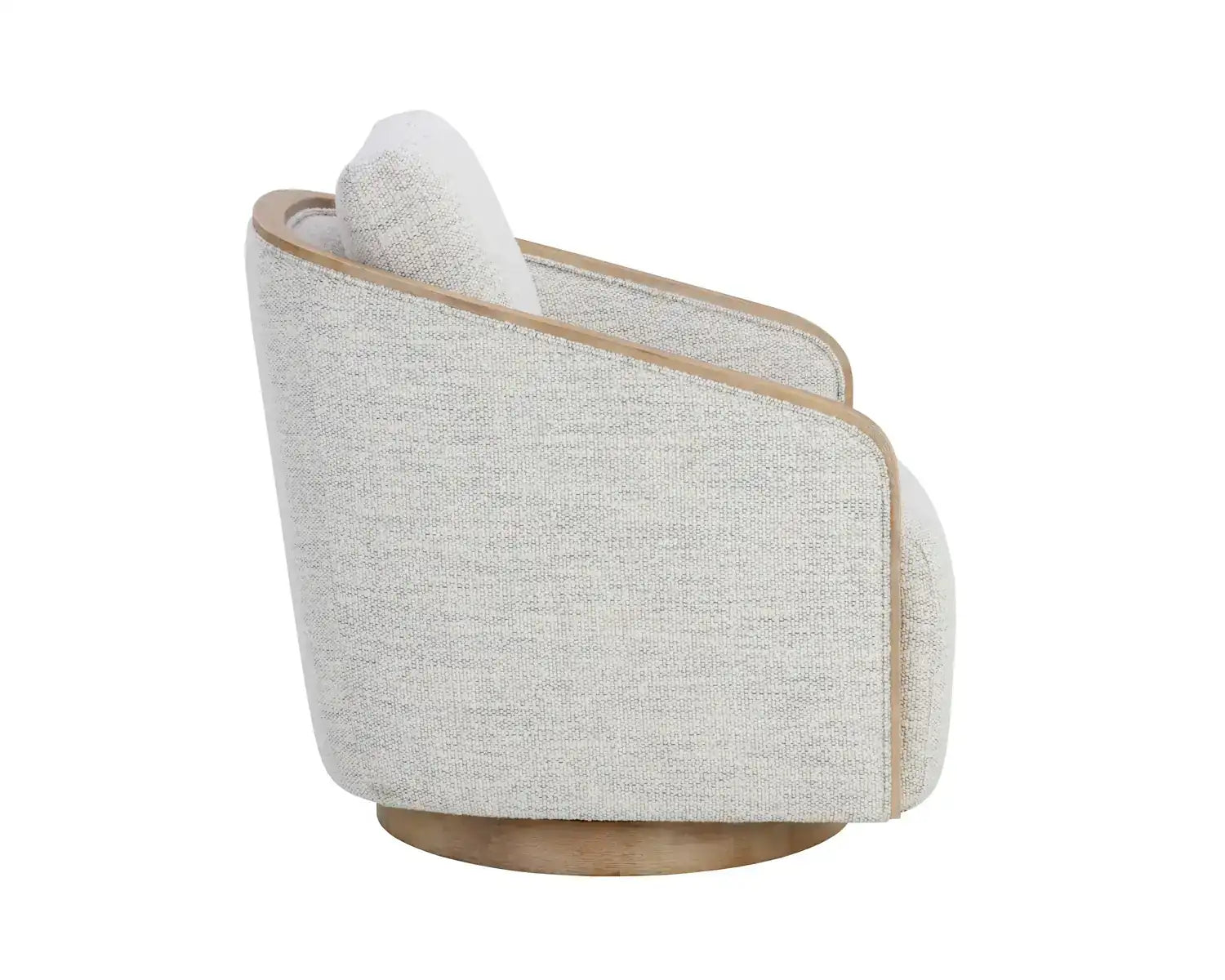 TASIA SWIVEL LOUNGE CHAIR - MERINO COTTON - Lounge