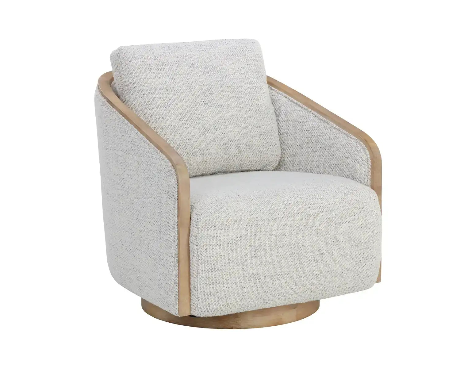 TASIA SWIVEL LOUNGE CHAIR - MERINO COTTON - Lounge