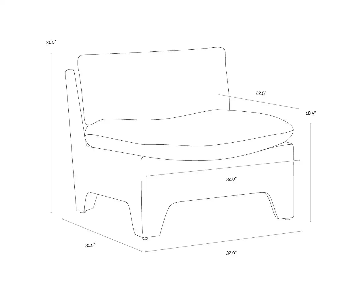 SUNPAN DALLIN LOUNGE CHAIR - Lounge