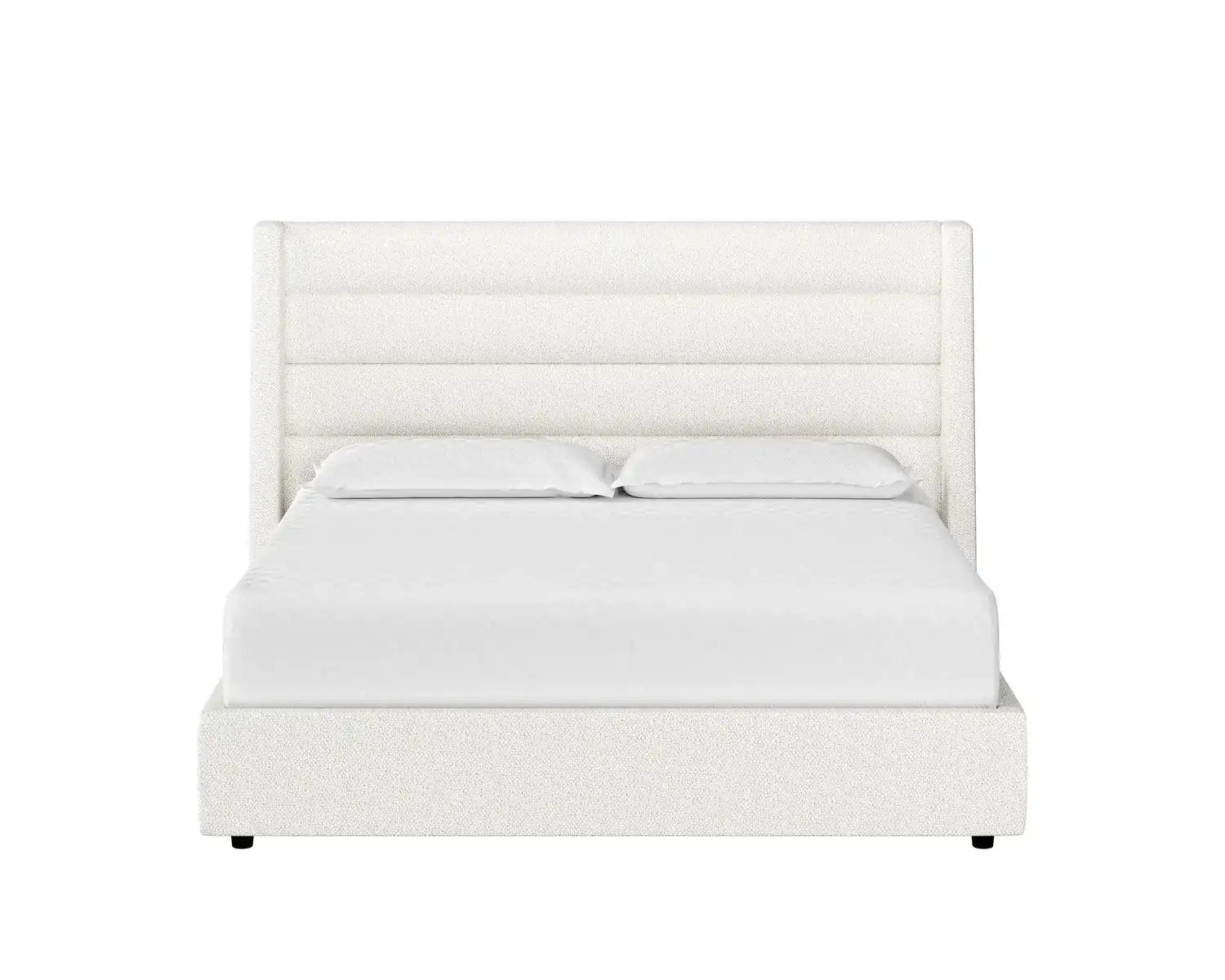 EMMIT BED - KING - MERINO PEARL - Beds