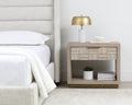 EMMIT BED - KING - MERINO PEARL - Beds