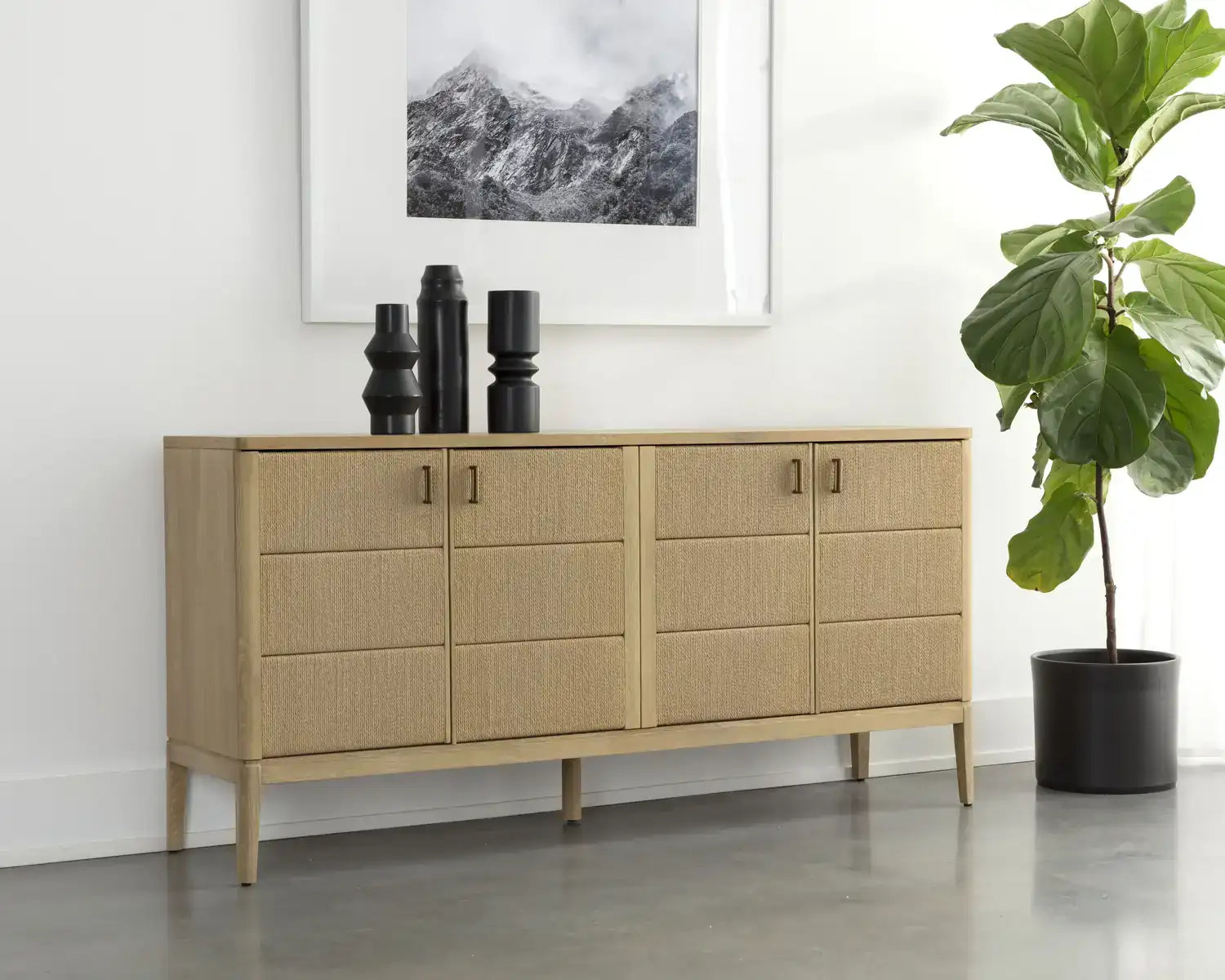 ETIENNE SIDEBOARD - RUSTIC OAK - Side