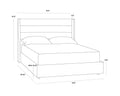 Sunpan EMMIT BED - Beds