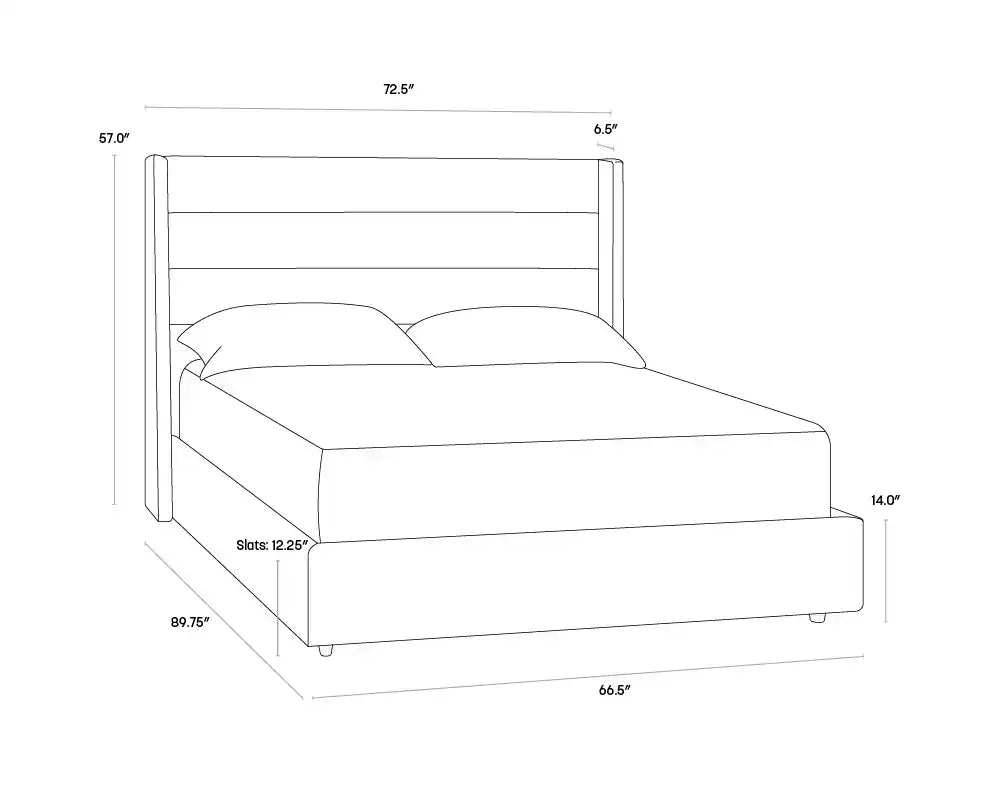 Sunpan EMMIT BED - Beds
