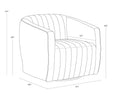 Sunpan GARRISON SWIVEL LOUNGE CHAIR - Lounge