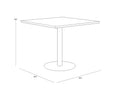 Sunpan CORINA BISTRO TABLE - Dining Tables