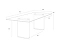 Sunpan AEMOND DINING TABLE - Outdoor Furniture