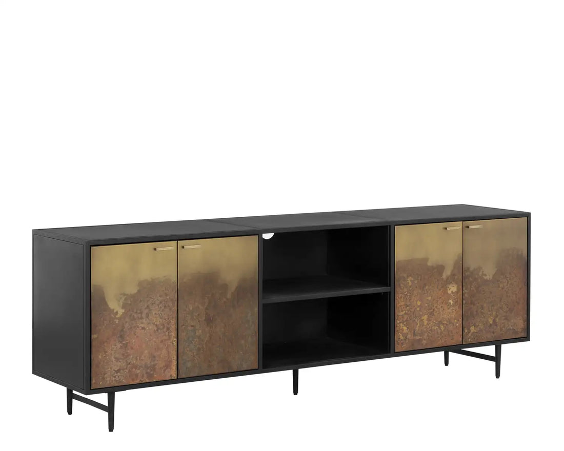 SUNPAN AUBURN MEDIA CONSOLE AND CABINET - Consoles