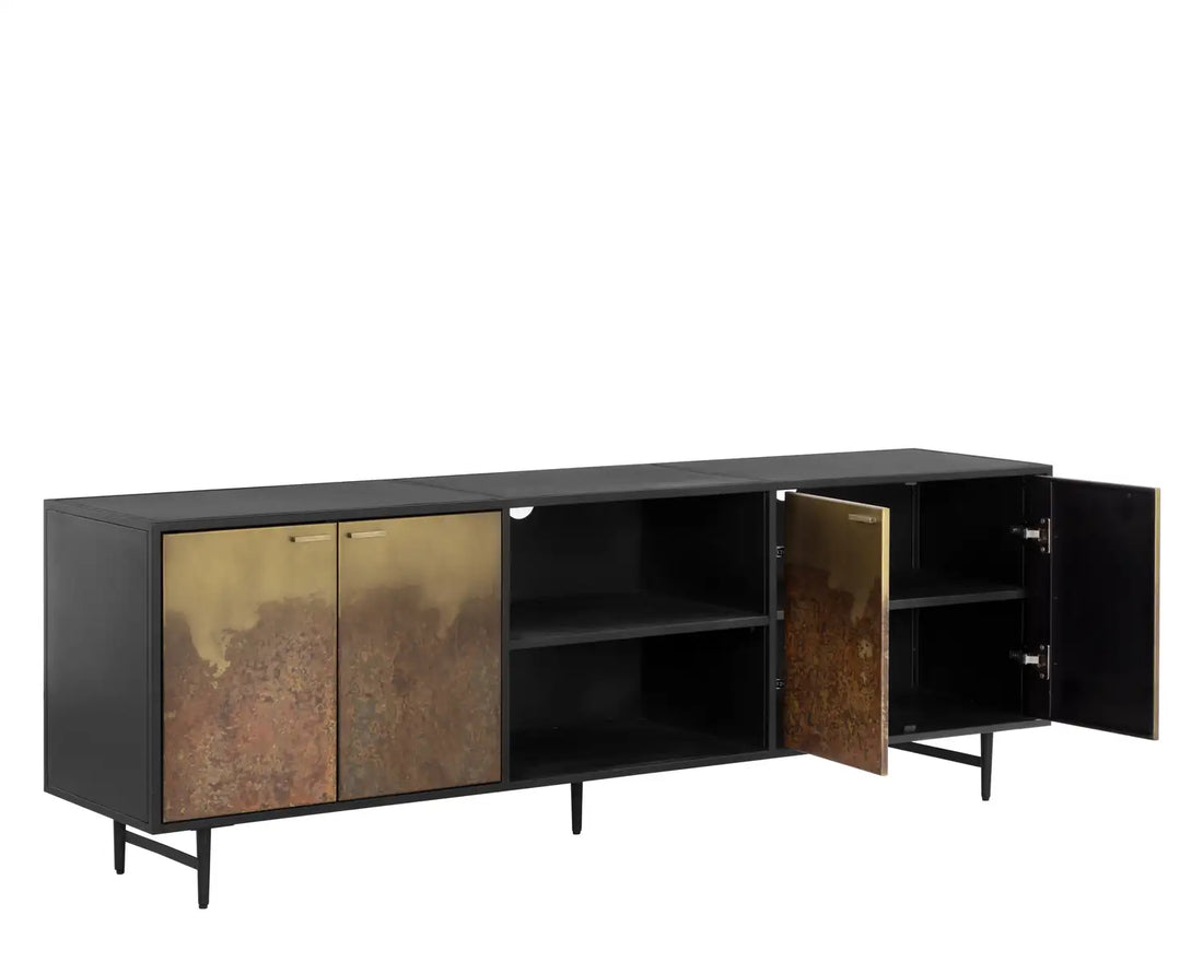 SUNPAN AUBURN MEDIA CONSOLE AND CABINET - Consoles