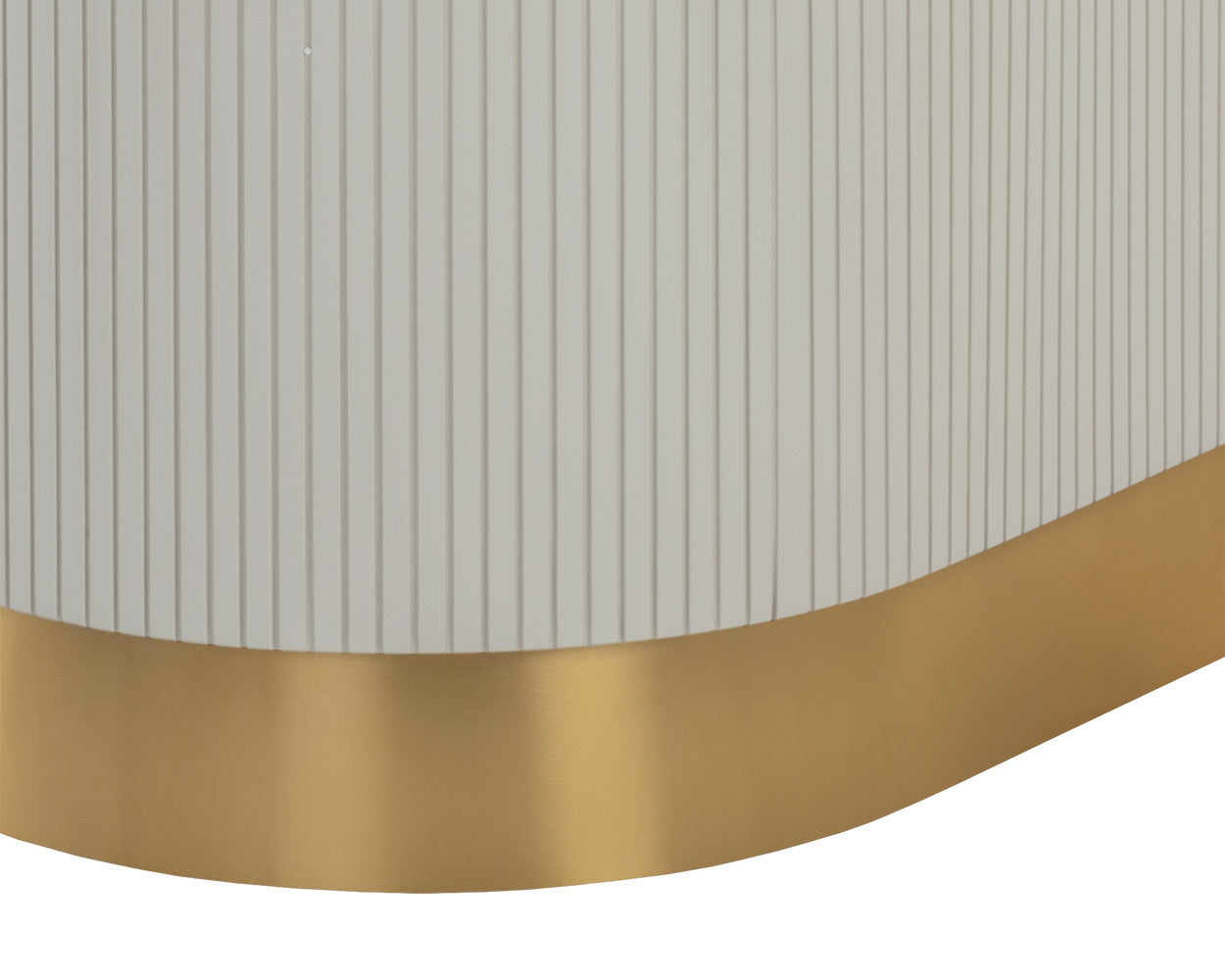 Sunpan PALOMA DINING TABLE - OVAL - WHITE MARBLE - 84" - Dining Tables