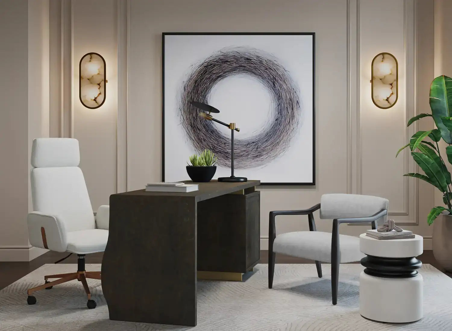 Sunpan, KALEV OFFICE CHAIR, BENCHES, OTTOMAN & STOOLS