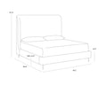 Sunpan TIERRA BED - Beds