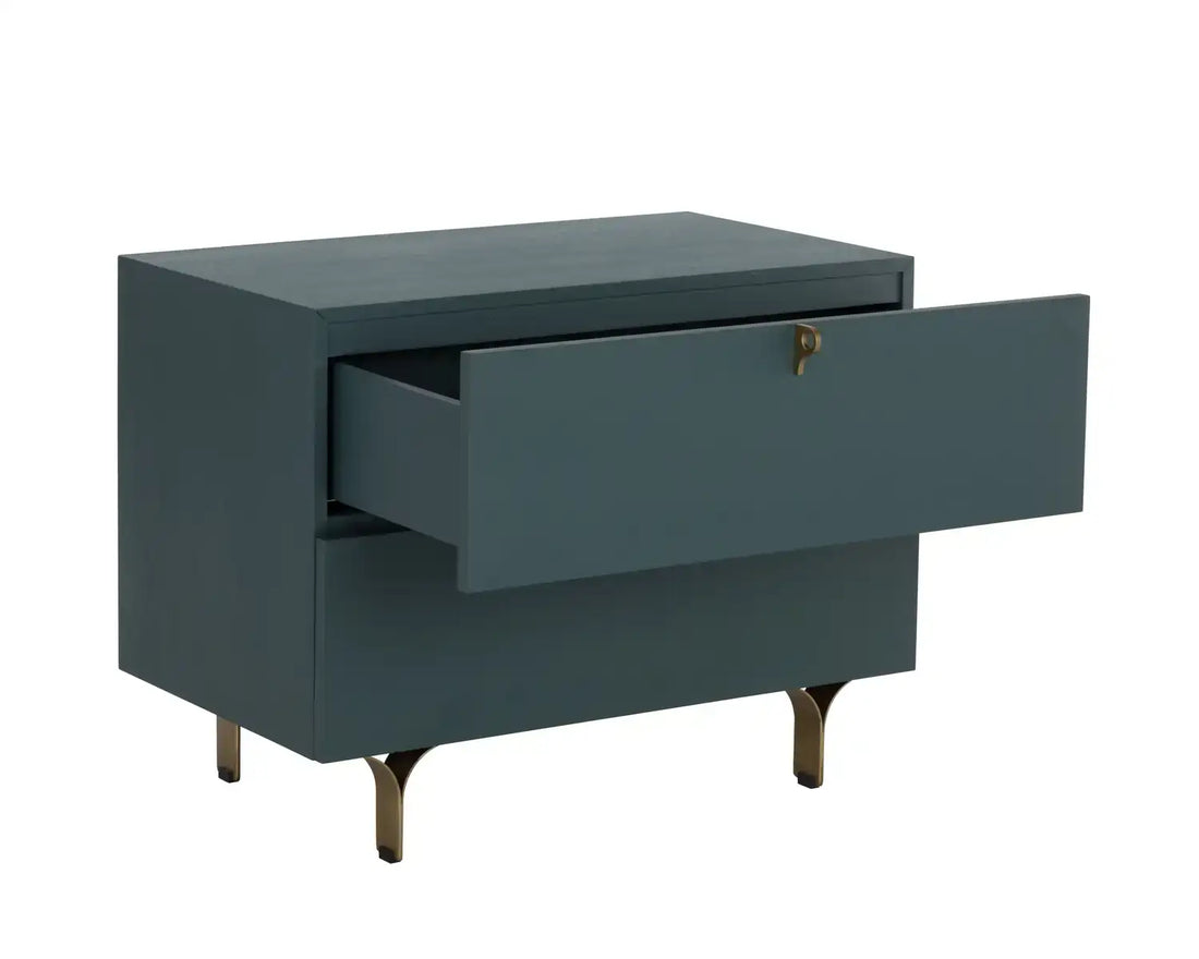 CELINE NIGHTSTAND - LARGE - TEAL - Nightstands