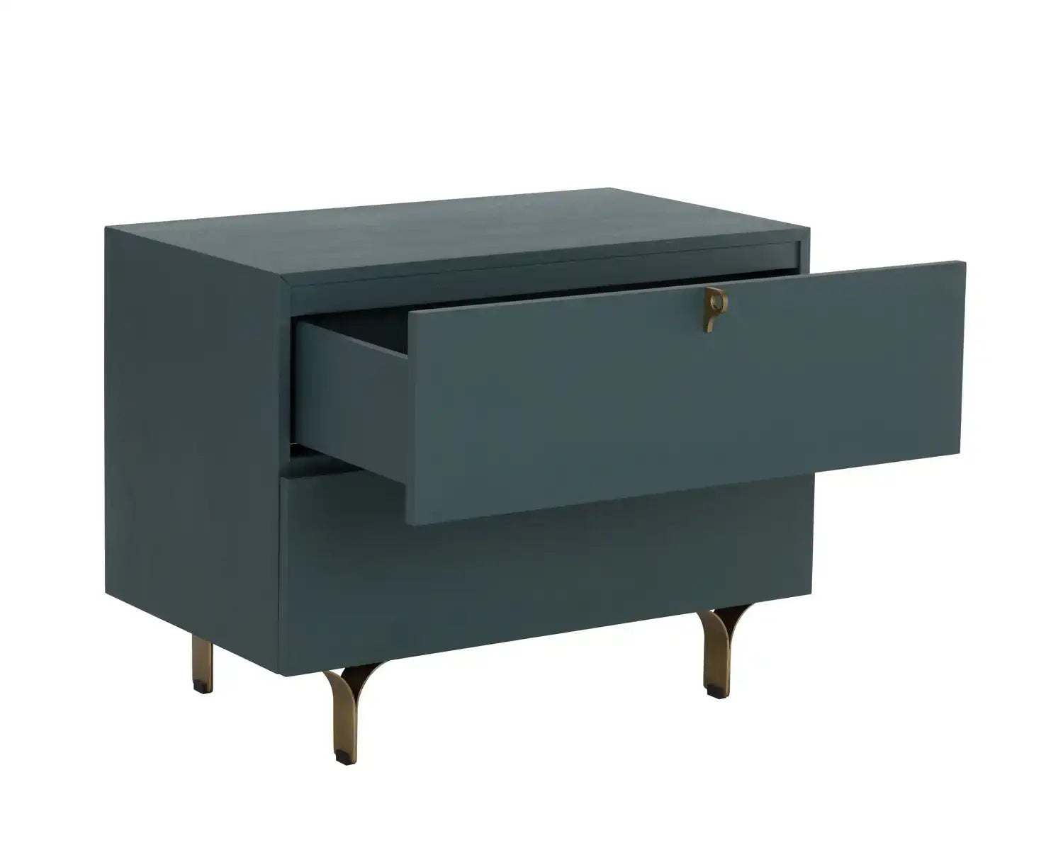 CELINE NIGHTSTAND - LARGE - TEAL - Nightstands