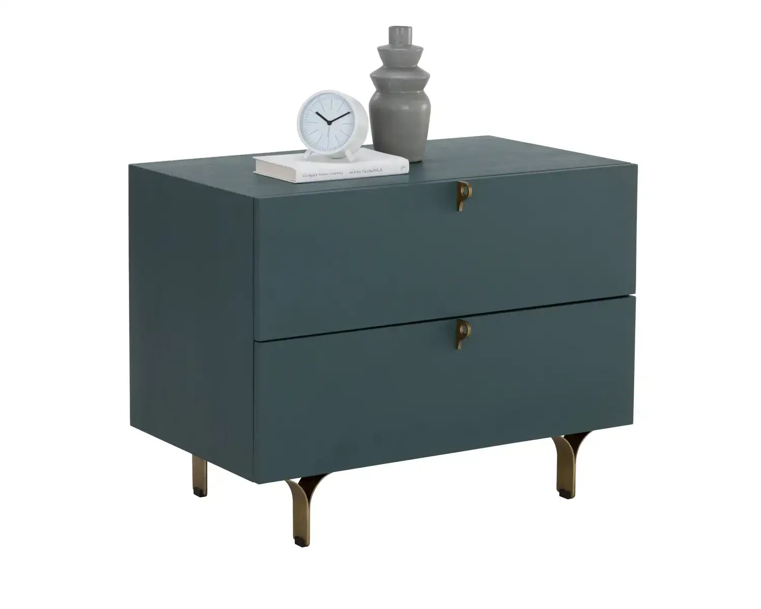 CELINE NIGHTSTAND - LARGE - TEAL - Nightstands