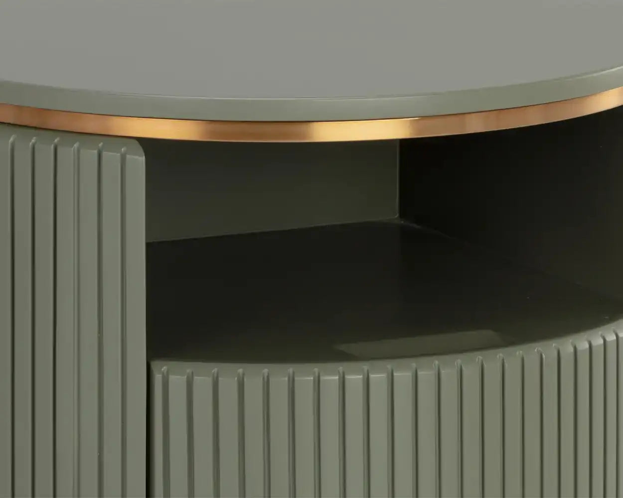 PALOMA END TABLE - SAGE GREEN - Side
