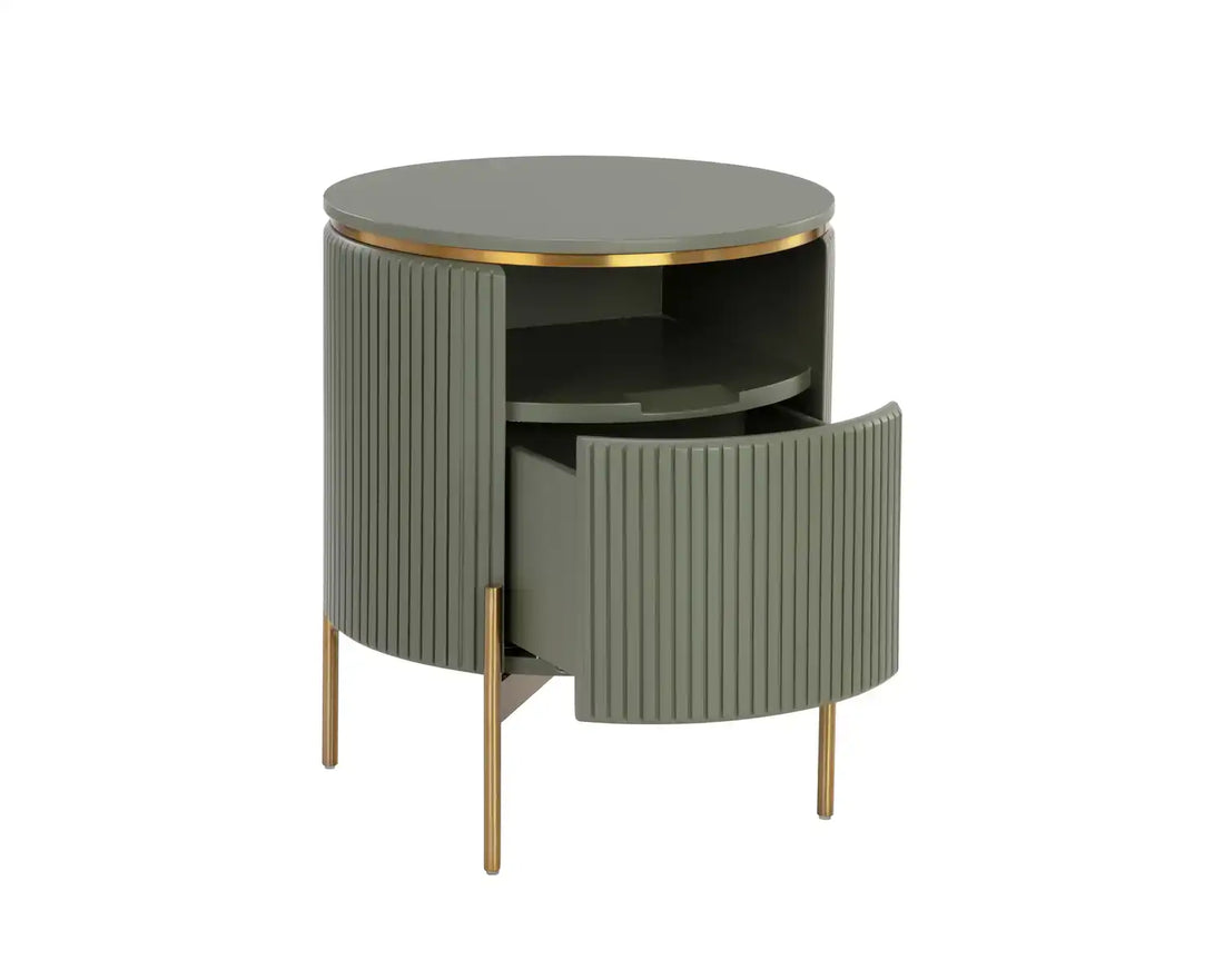 PALOMA END TABLE - SAGE GREEN - Side