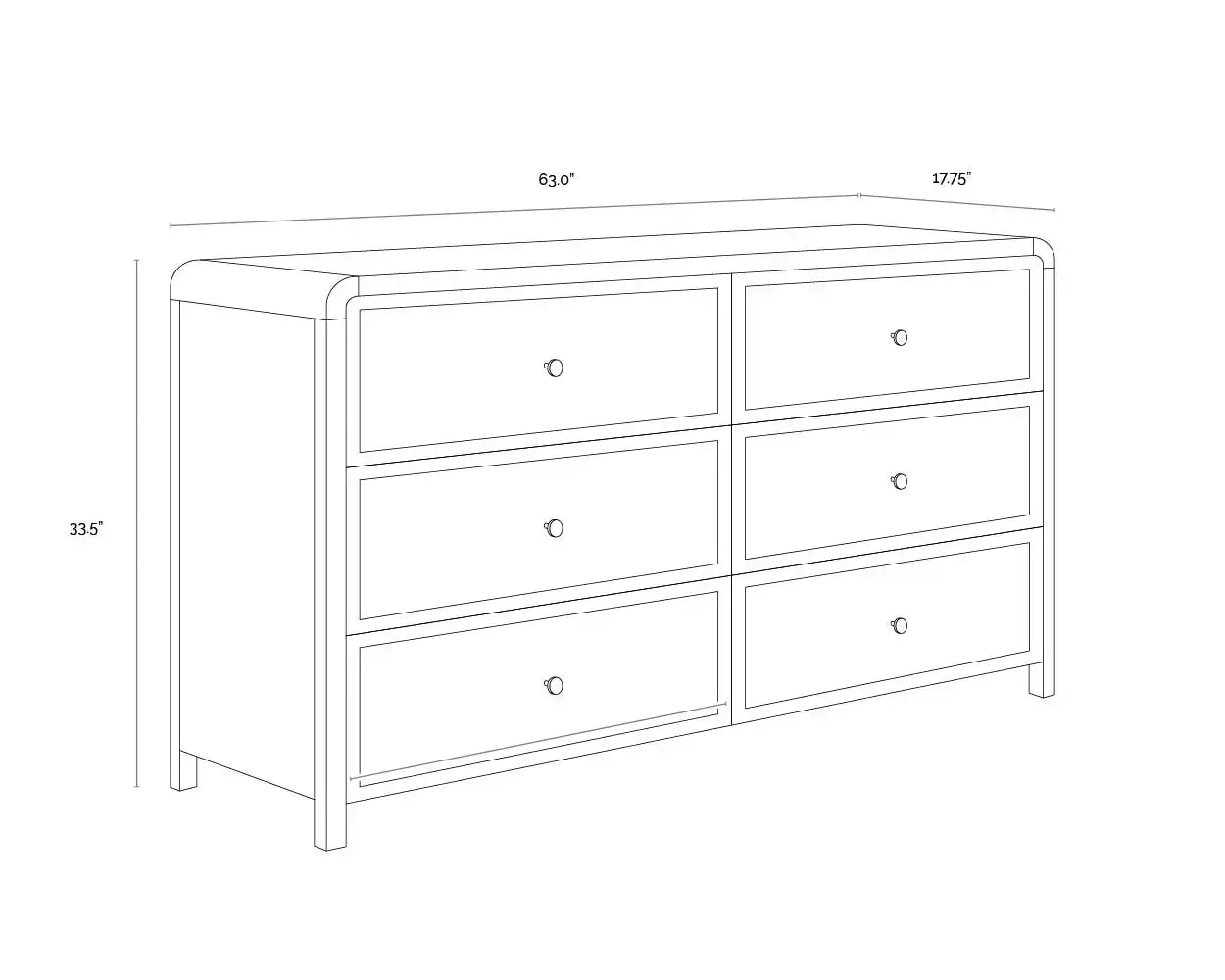 Sunpan TIERRA DRESSER - Dressers