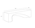 Sunpan SOMA BENCH - Outdoor Furniture