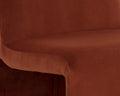 Sunpan CASCATA DINING CHAIR - MEG RUST - Dining Chairs