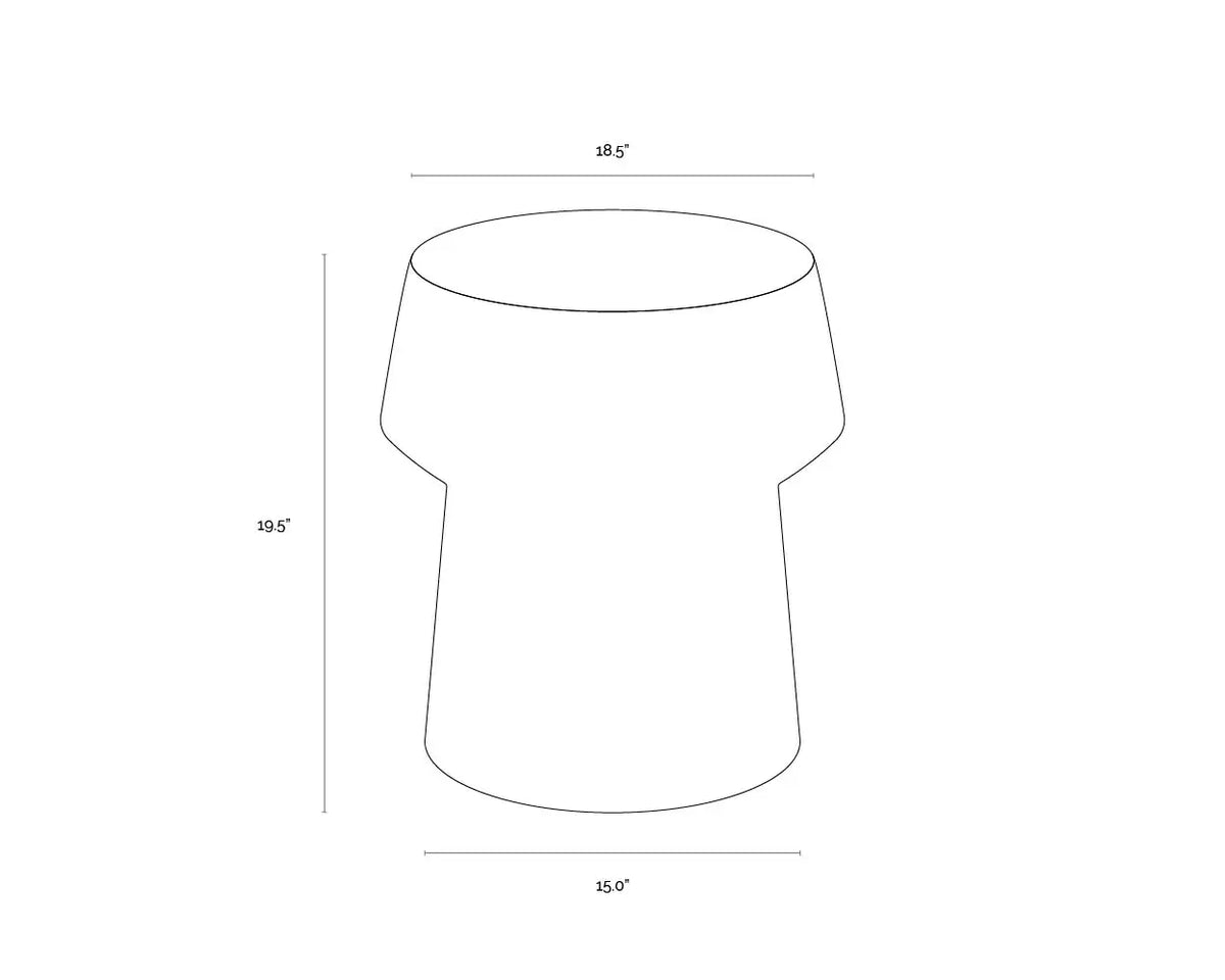 Sunpan BRIE END TABLE - Outdoor Furniture