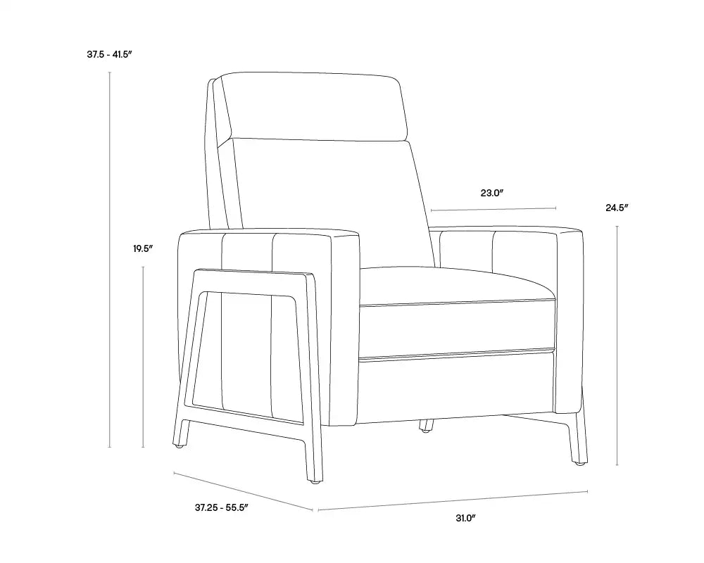 Sunpan BRANDON RECLINER - Lounge