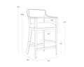 Sunpan BRYLEA BARSTOOL - Bar Stools