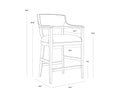 Sunpan, BRYLEA COUNTER STOOL, BENCHES, OTTOMAN & STOOLS