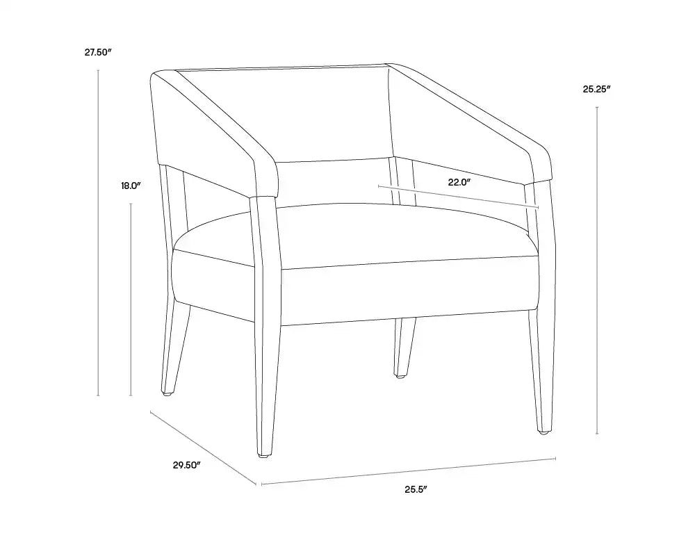 Sunpan CARLYLE LOUNGE CHAIR - Lounge