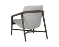 CINELLI LOUNGE CHAIR - DISTRESSED BROWN - SALOON LIGHT GREY LEATHER - Lounge