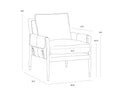 Sunpan MAUTI ARMCHAIR - Lounge