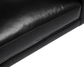 ROGERS ARMCHAIR - CORTINA BLACK LEATHER - Lounge