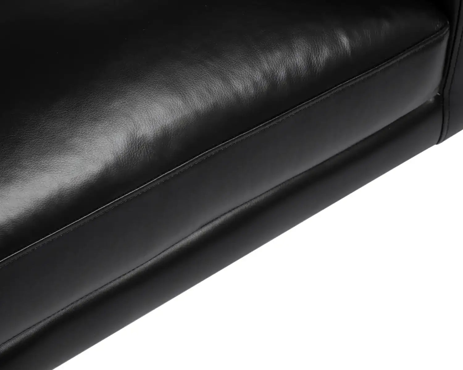 ROGERS ARMCHAIR - CORTINA BLACK LEATHER - Lounge