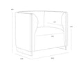 Sunpan LARRON ARMCHAIR - Lounge