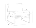 Sunpan ZANCOR LOUNGE CHAIR - Lounge