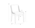 Sunpan SORRENTO DINING CHAIR - Outdoor Furniture