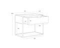 SUNPAN DOONE NIGHTSTAND - Nightstands