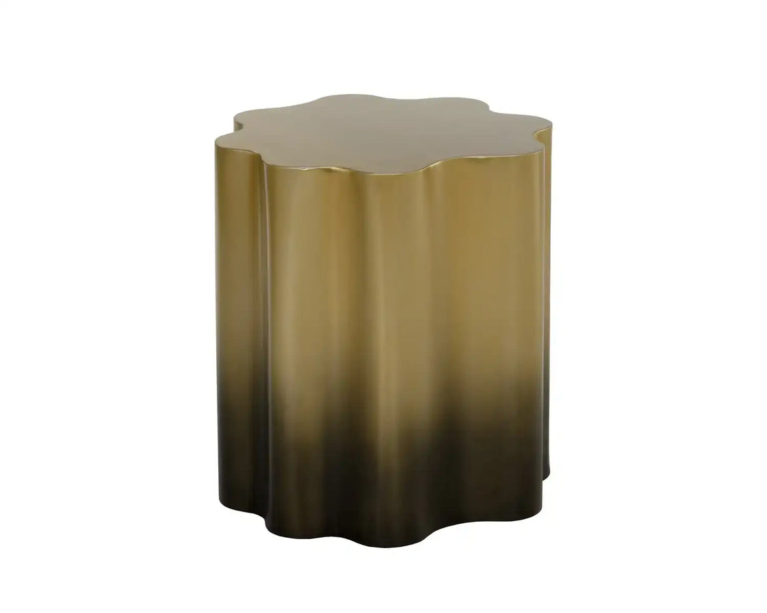 DAHLIA END TABLE - GOLD OMBRE - Side