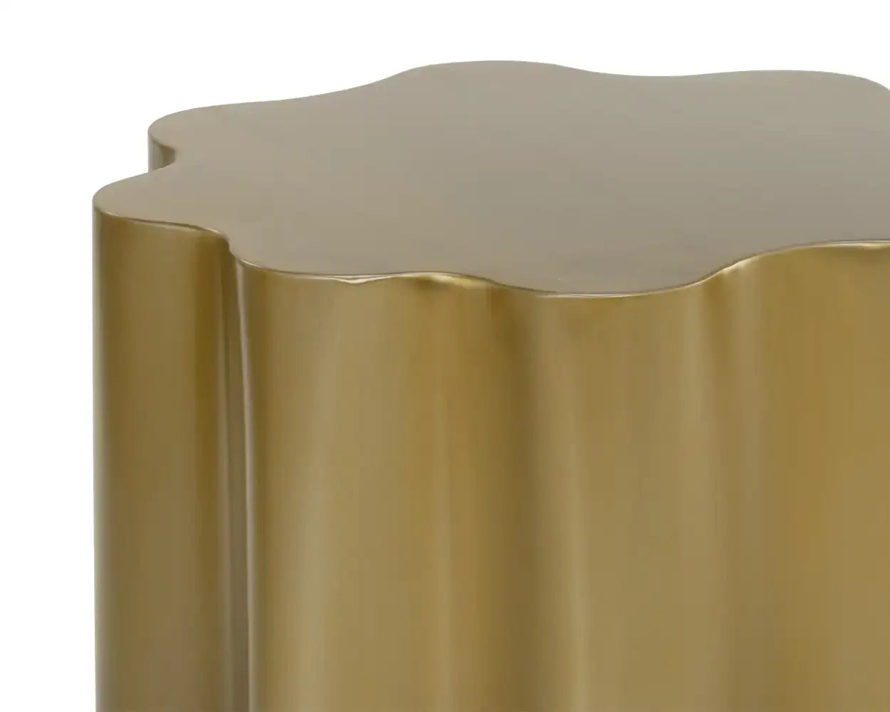 DAHLIA END TABLE - GOLD OMBRE - Side