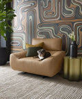 DAHLIA END TABLE - GOLD OMBRE - Side