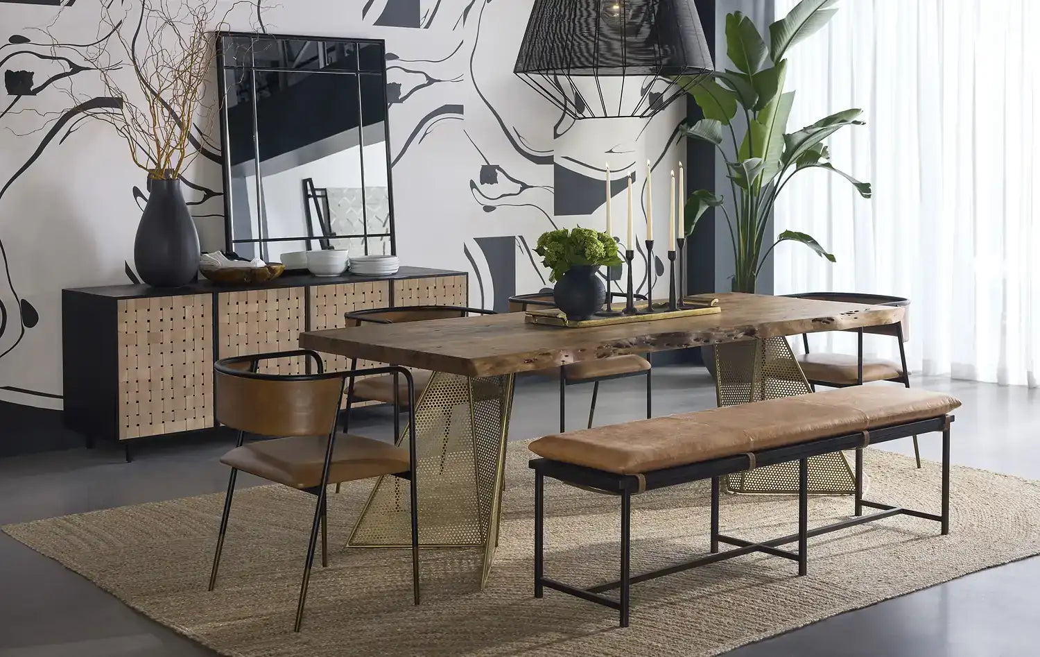 Sunpan OMARI SIDEBOARD - Side