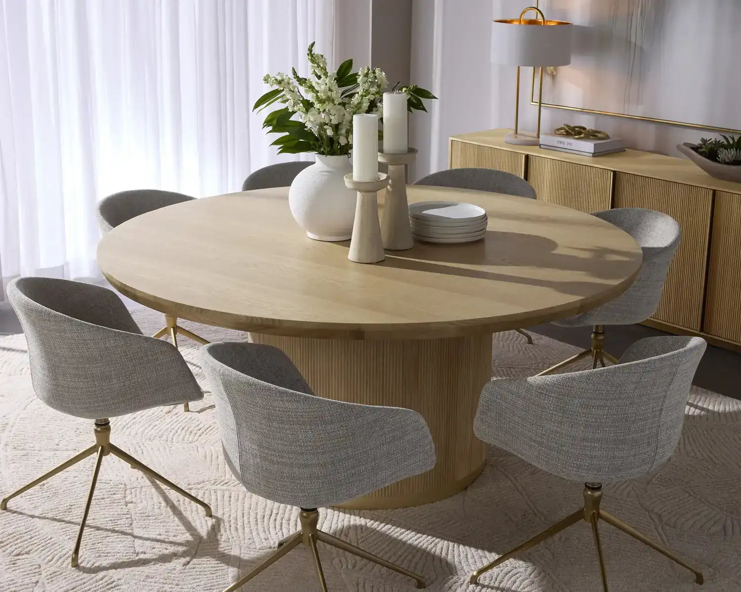 Sunpan KALLA DINING TABLE - Dining Tables