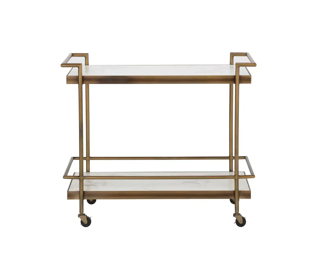 SUNPAN CONTARDI BAR CART - Cabinets & Bar