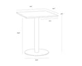 Sunpan CLAUDIA BISTRO TABLE - Dining Tables