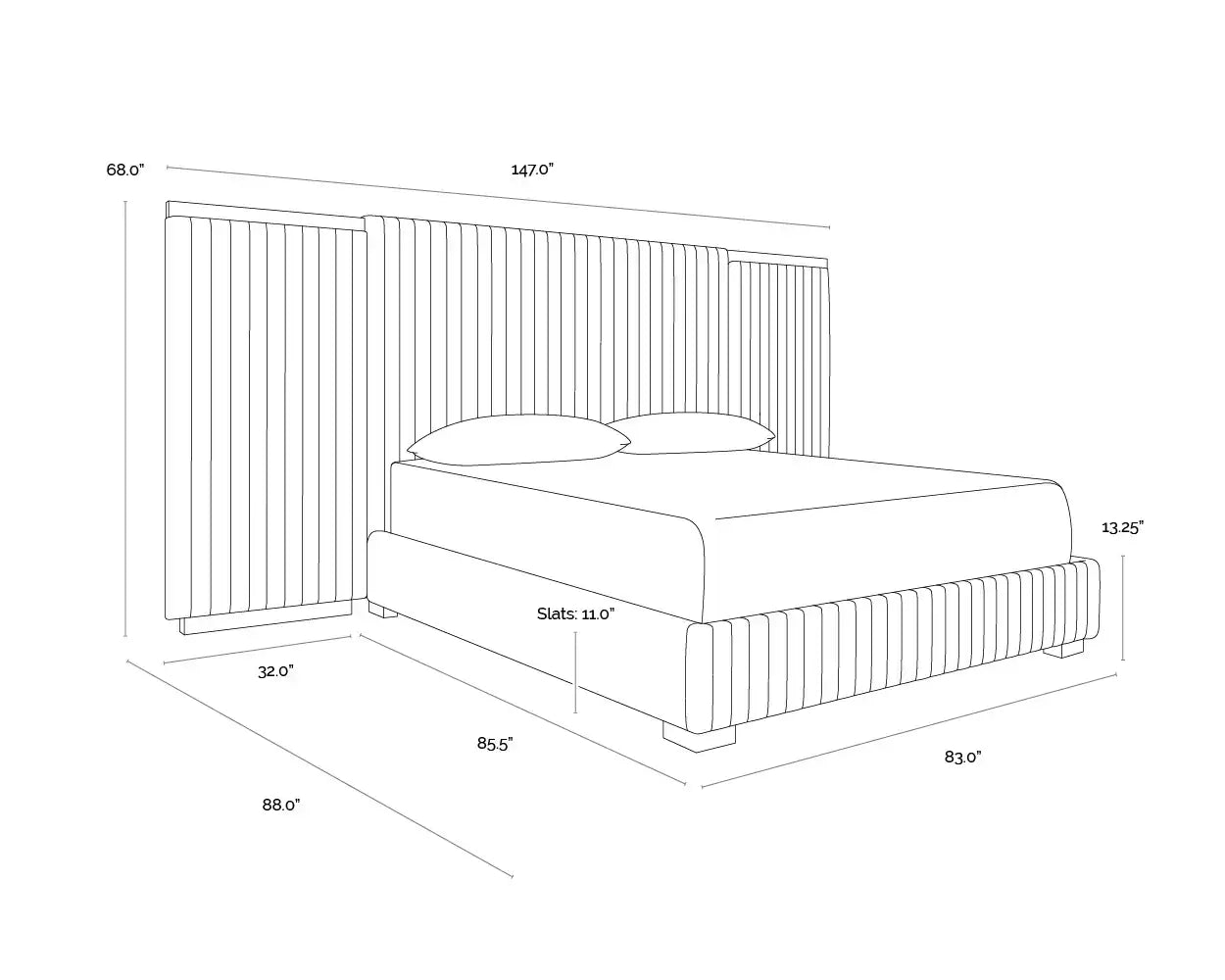 SUNPAN TARRANT BED - Beds