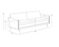Sunpan ASHI SOFA - Sofa