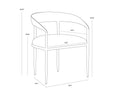 Sunpan ZANATTA DINING ARMCHAIR - Dining Chairs
